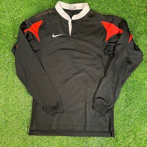Nike long sleeve youth rugby polo top retro 2000's size XL (13-15)
